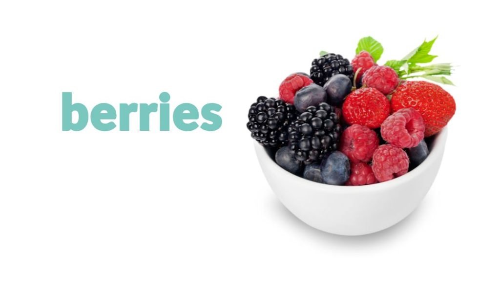 a white bowl of berries