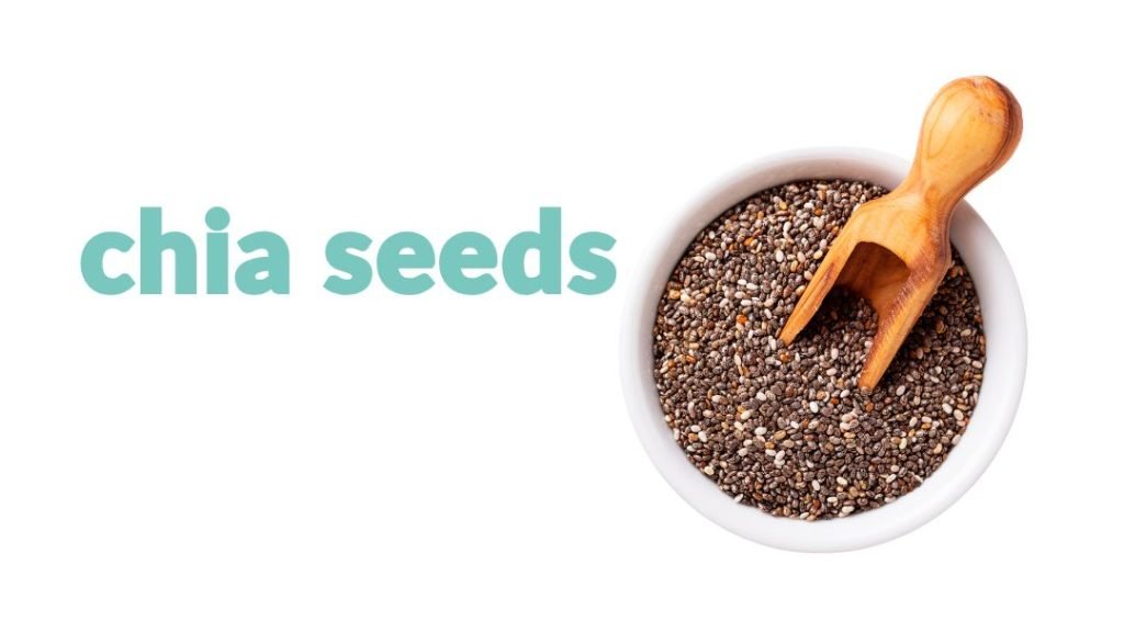 a bowl of chia seeds