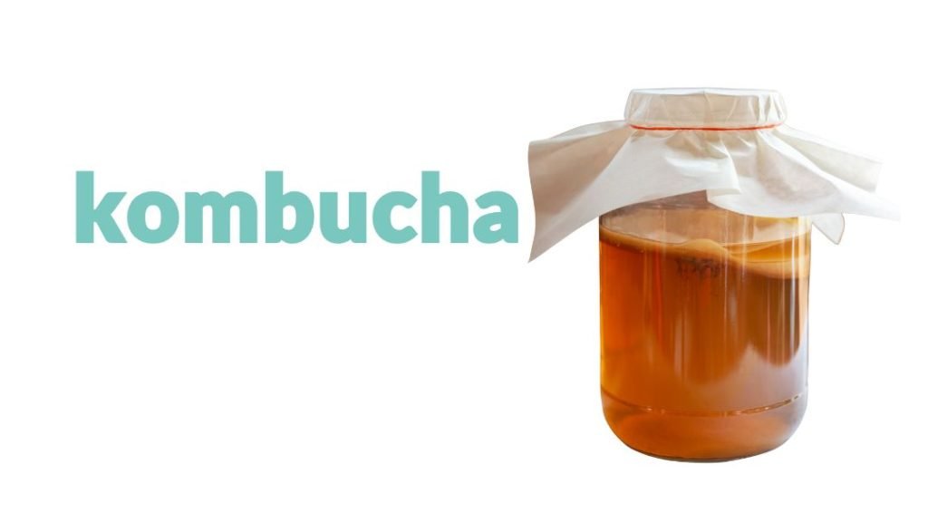 a bottle of kombucha