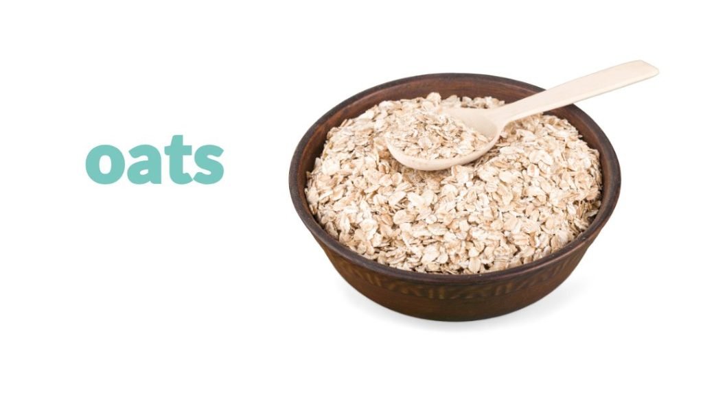 a bowl of dry oats